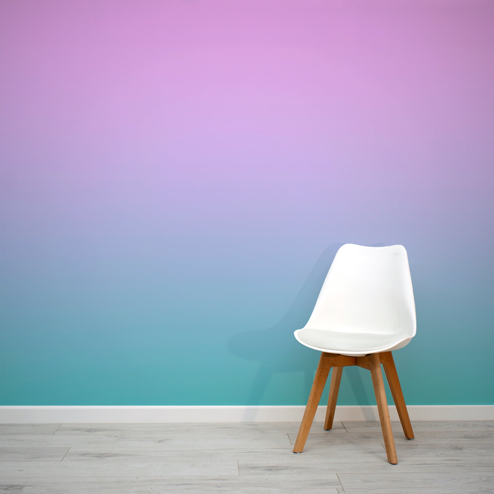 Compto Teal to Pink Colour Gradient Wallpaper Mural 