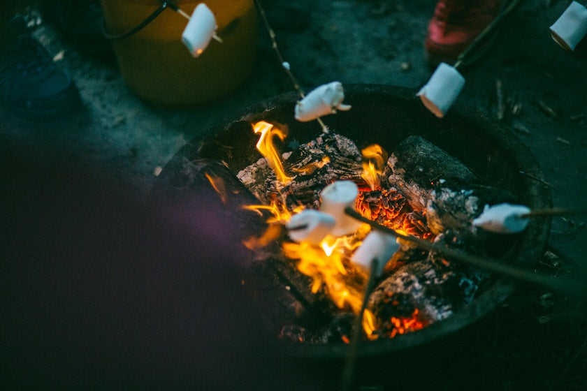 host a bonfire