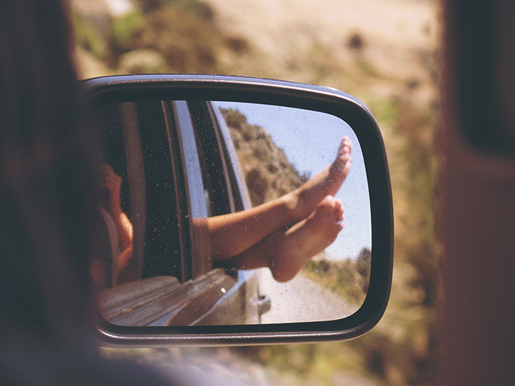 Stick your feet out the window. Love you feet and make sure you have great foot care.