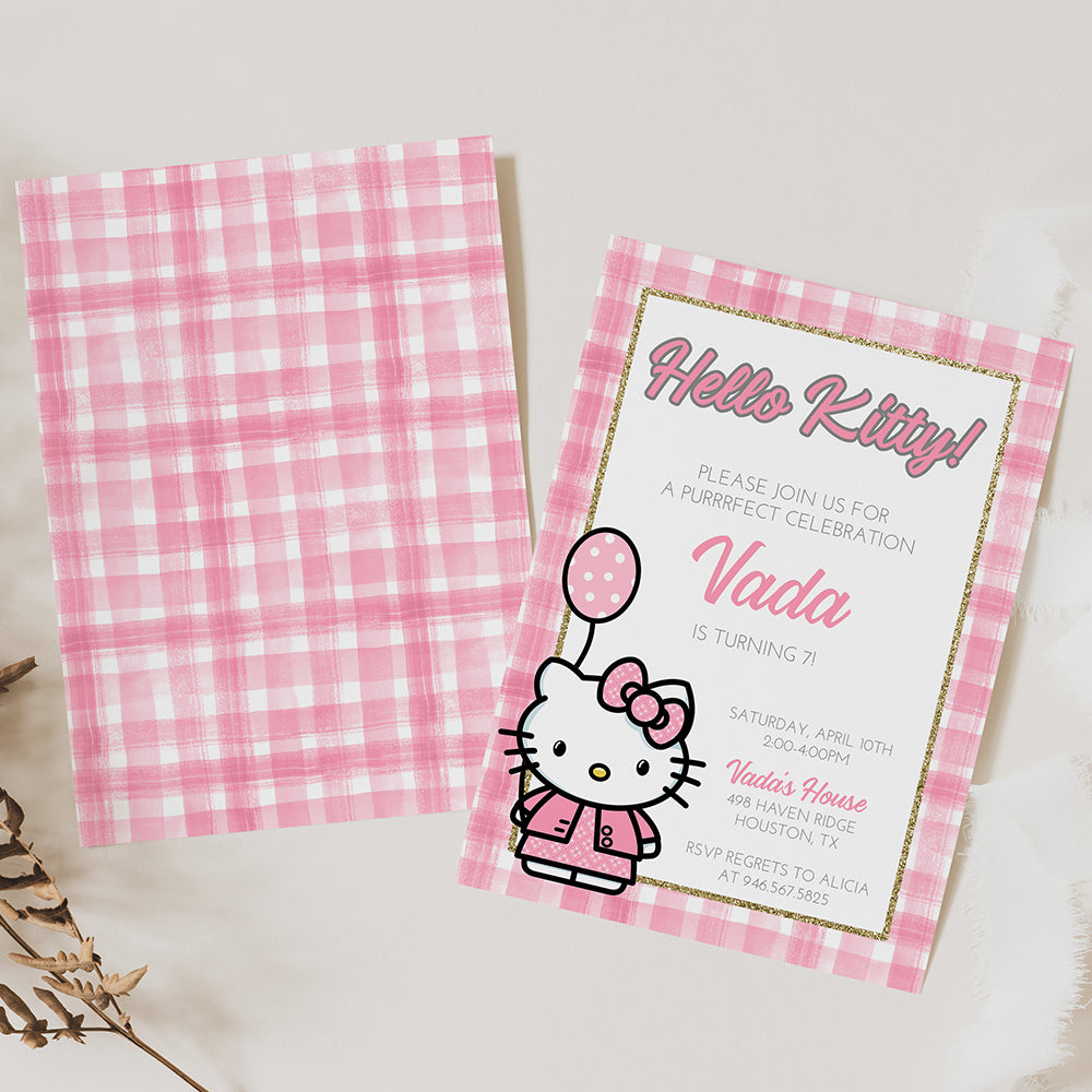 hello kitty wedding invitations