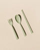 Shop Wheat Straw Pastel Cutlery Travel Kit in Mint