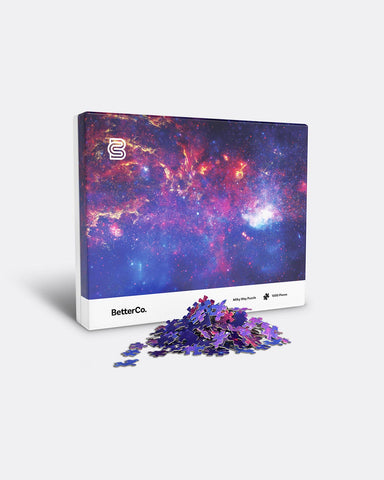 BetterCo Milky Way Galaxy 1000 Piece Jigsaw Puzzle for Adults