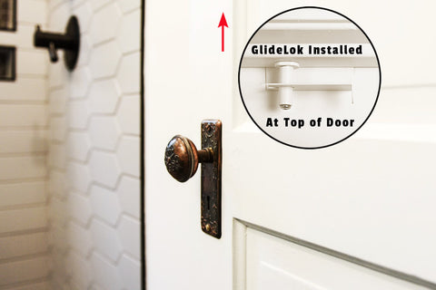 childproof deluxe door top lock