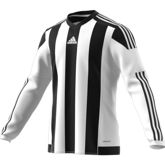 Striped 15 LS (White/Black) – Customkit.com