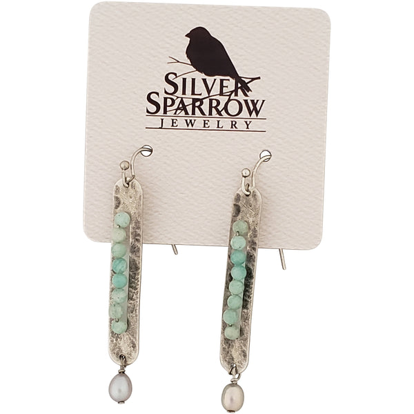 silver sparrow earrings