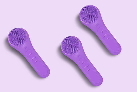 VKK handle design face cleansing brush