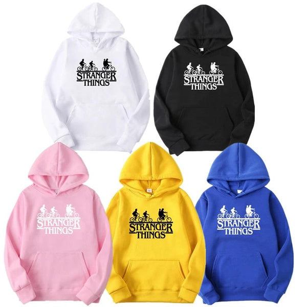 yellow stranger things hoodie