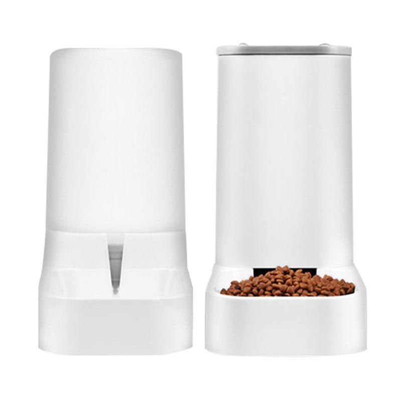 Automatic Dry Pet Food & Water Dispenser