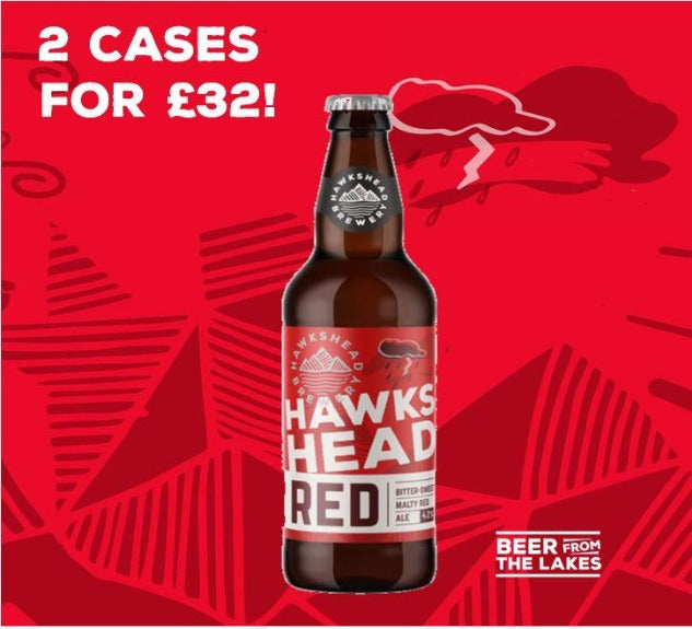 Hawkshead Brewery - Hawkshead Red Deal 2 for £32. 24x 500ml