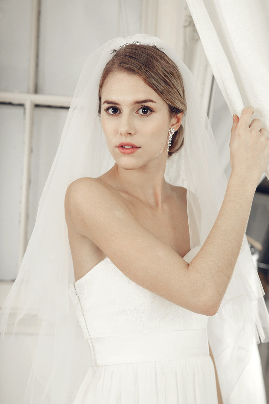 Strapless Ivory Wedding Dress 70789 Elliot Claire London 3235