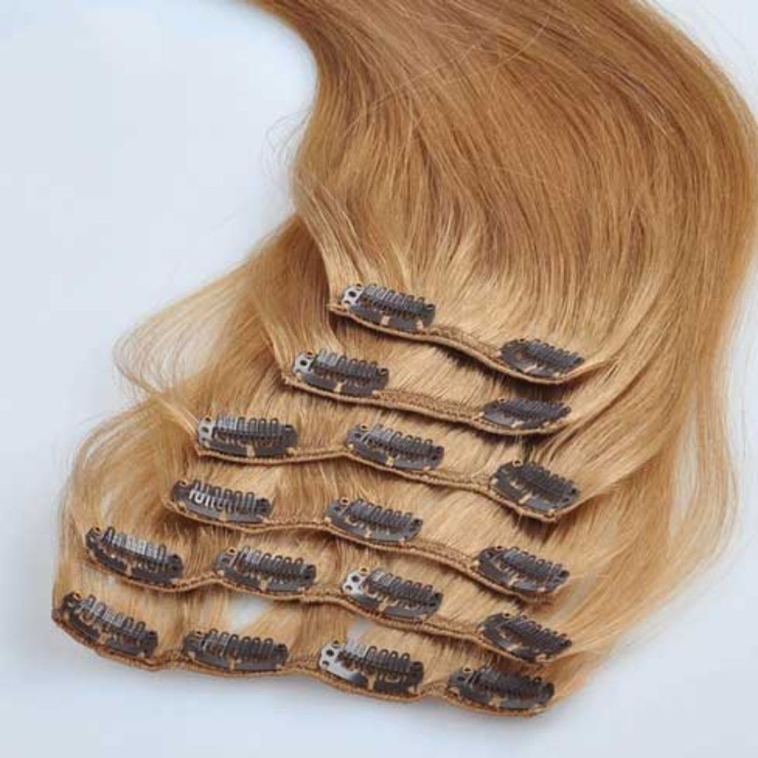sectie Diplomaat Nederigheid Honey Blonde Straight Hair Texture Clip Ins | Cheveux Luxury