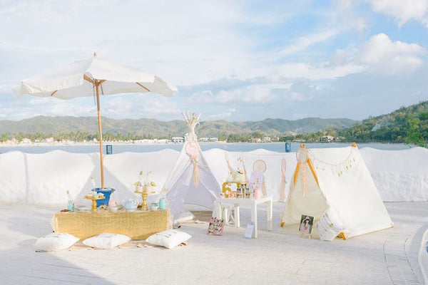 tea party sur la plage