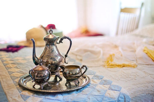 service à thé marocain en argent