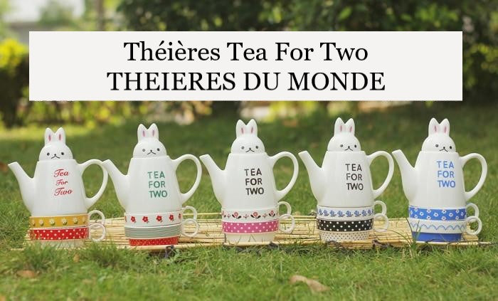 théières lapin Tea for two Théières Du Monde