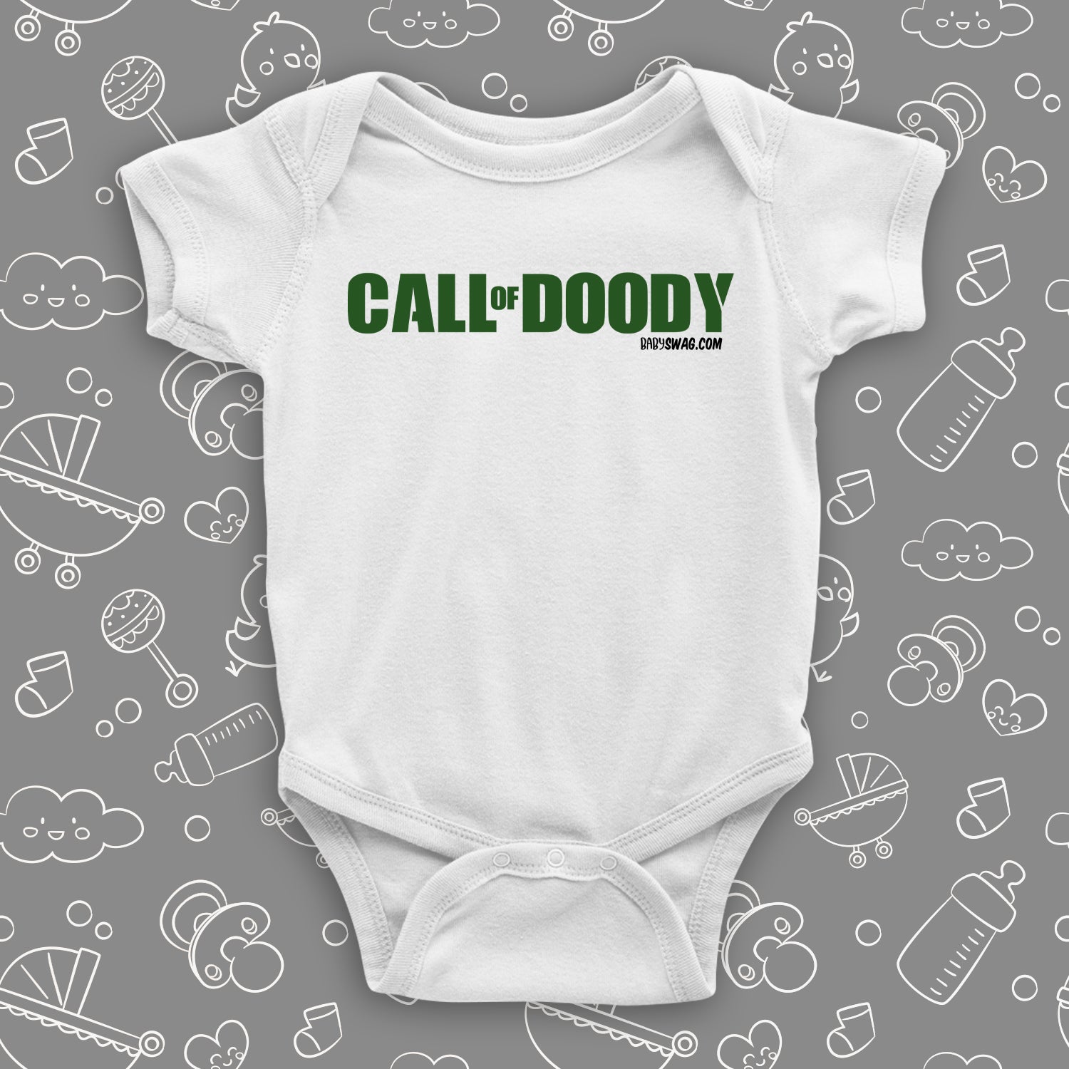 Call of Doody Onesie Size 0-3 Months