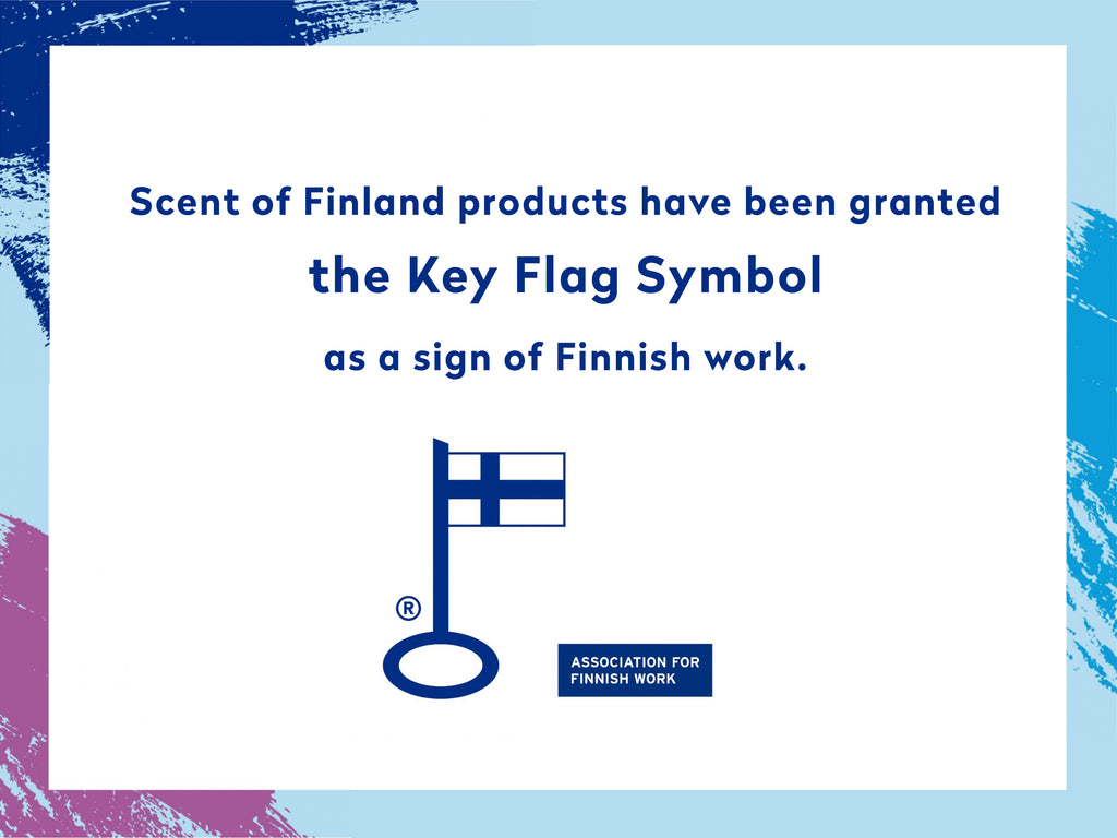 Scent of Finland Finnish Key Flag symbol