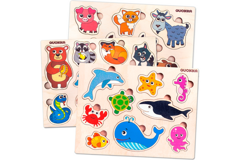 Animal wooden Puzzles