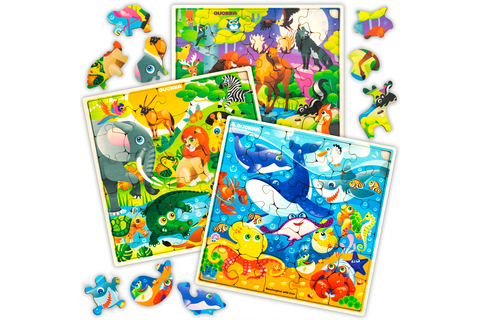 Animal Jigsaw Wooden Puzzles