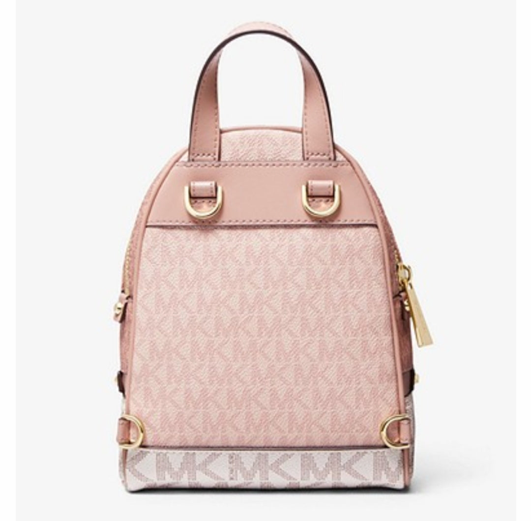 michael kors rhea mini logo backpack