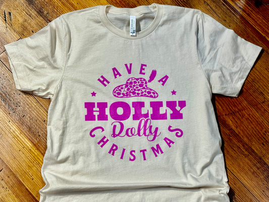 Holly Dolly Christmas Tee