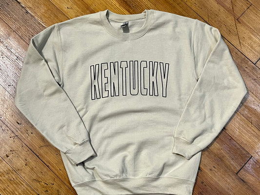 Puff Kentucky Arch Sweatshirt Sand