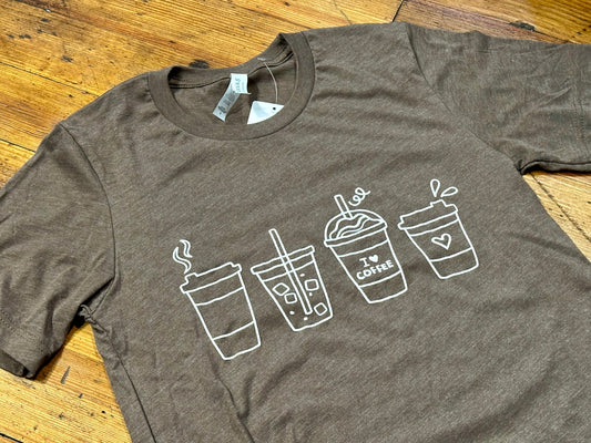 Puff "I Love Coffee" Tee