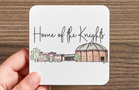 Home of the Knights Coaster Set