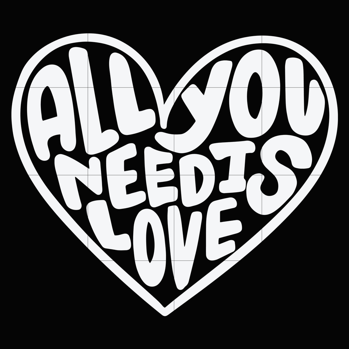 All You Need Is Love Svg Valentine Svg Love Svg Valentine Day Svg Svgtrending