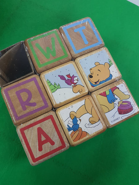 winnie the pooh wooden blocks
