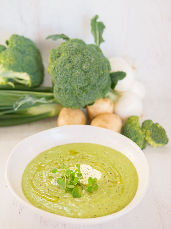 broccoli watercress and potato soup