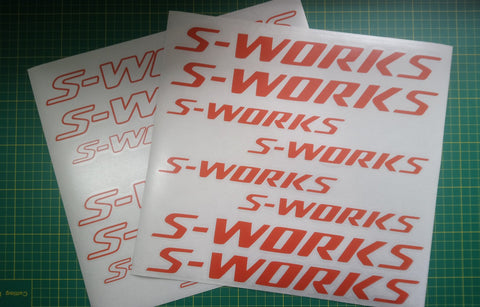 Specialized S-Works Sticker Decal Graphics 2