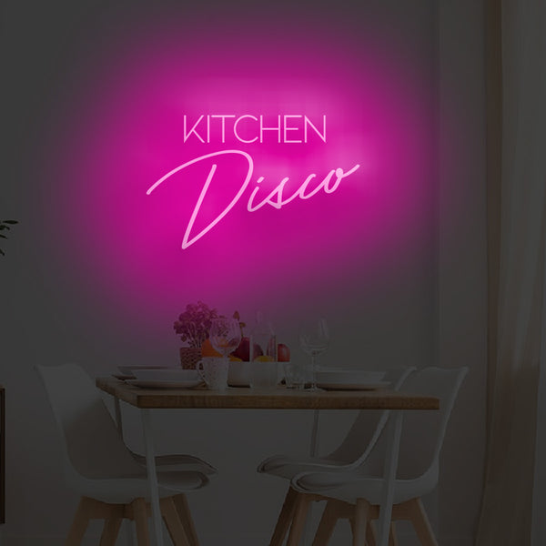 kitchen disco neon light