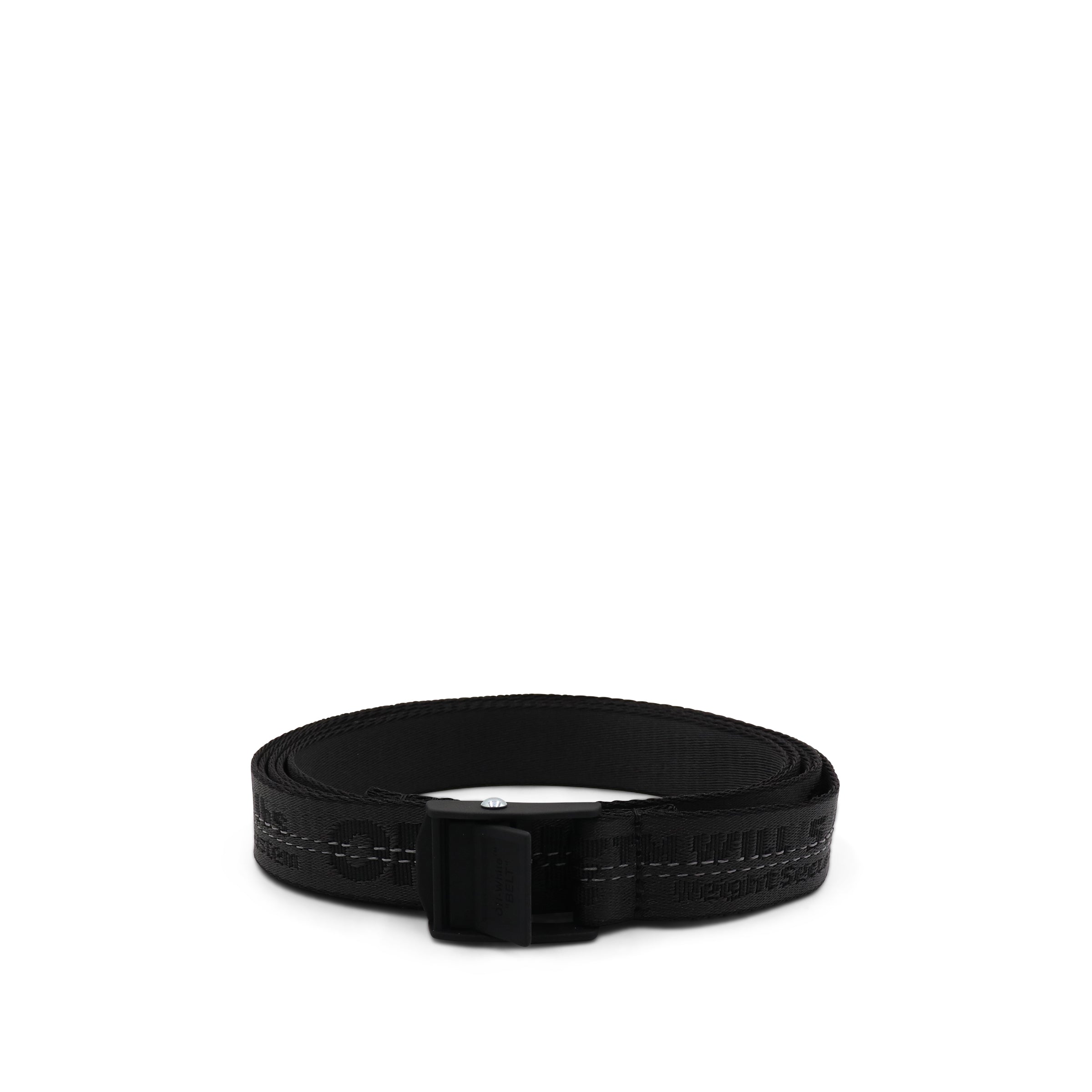 off white black mini industrial belt