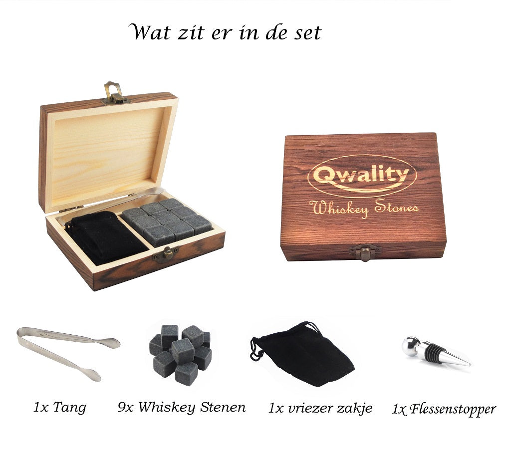 Whiskey Stones Cadeauset –