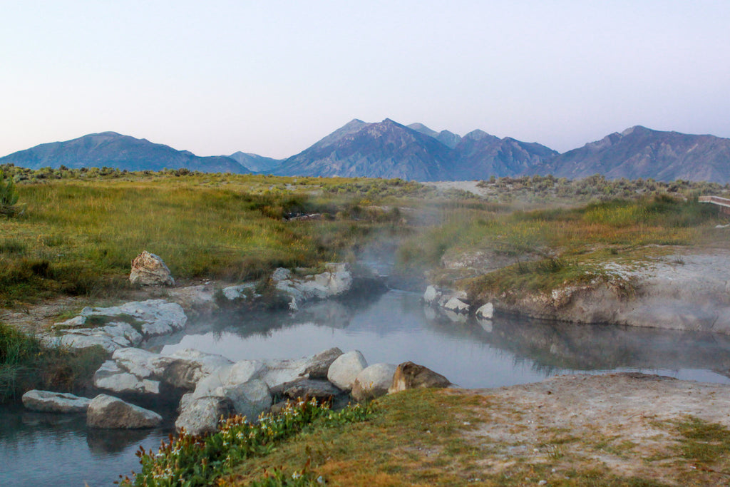 Natural Hot Springs at Mammoth Lakes