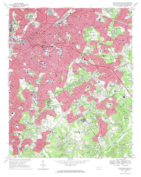 Charlotte Map, North Carolina - GIS Geography