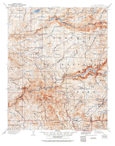 california relief map making from a project