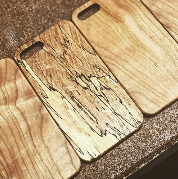 spalted maple iphone 7 plus iphone 8 reclaimed wood phone case