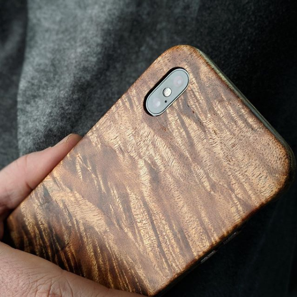 Figured Koa KerfCase for iPhone X