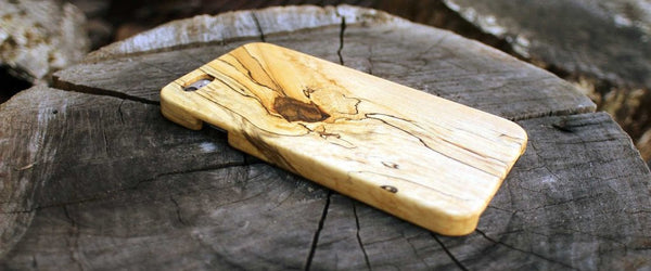 Spalted Maple Wood iPhone case for iPhone 8 iPhone 7 iPhone 7 Plus iPhone 6 iPhone 6 Plus