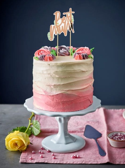 "Best Mum" Cake topper
