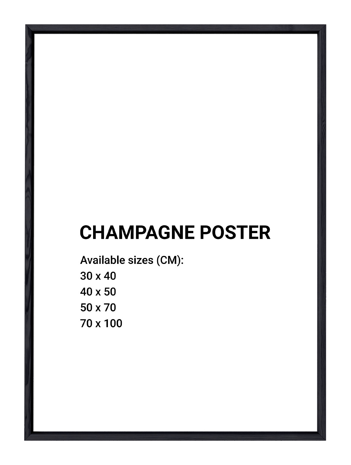 versneller Aktentas Verpersoonlijking Black Wood – Champagne Poster