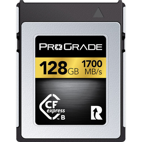 Prograde Digital PGCFX128GAPNA 128GB CFexpress 2.0 Type B Gold Memory