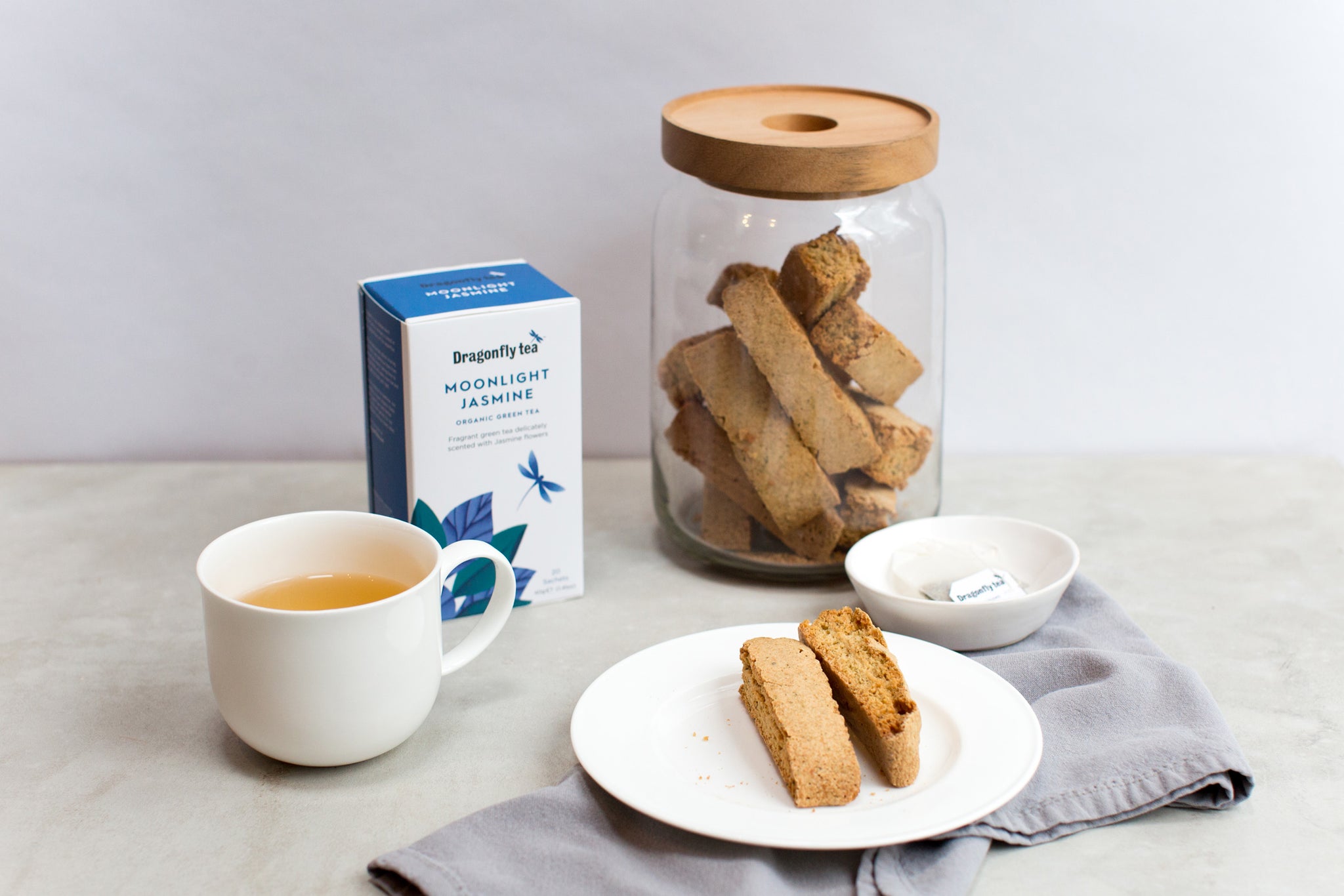 Jasmine tea biscotti recipe