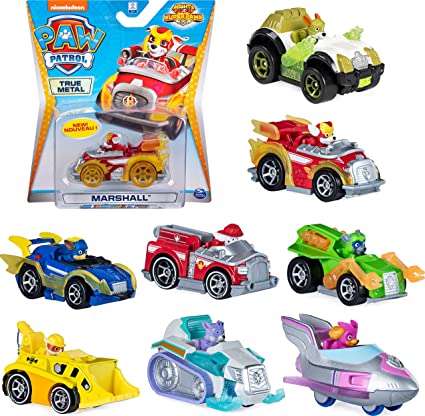 paw patrol cars and pups