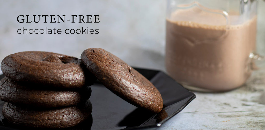 Vegan Gluten Free Soft Baked Chocolate Cookies