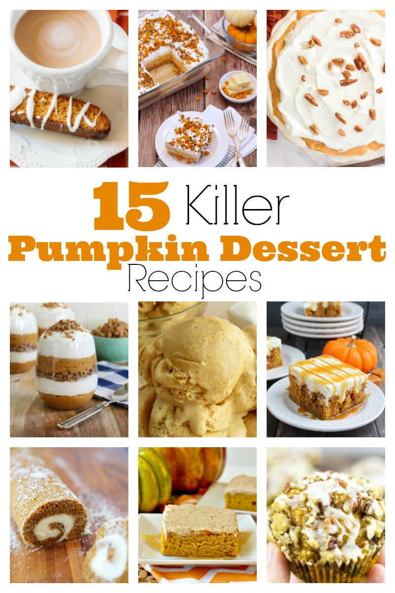 pumpkin dessert recipe