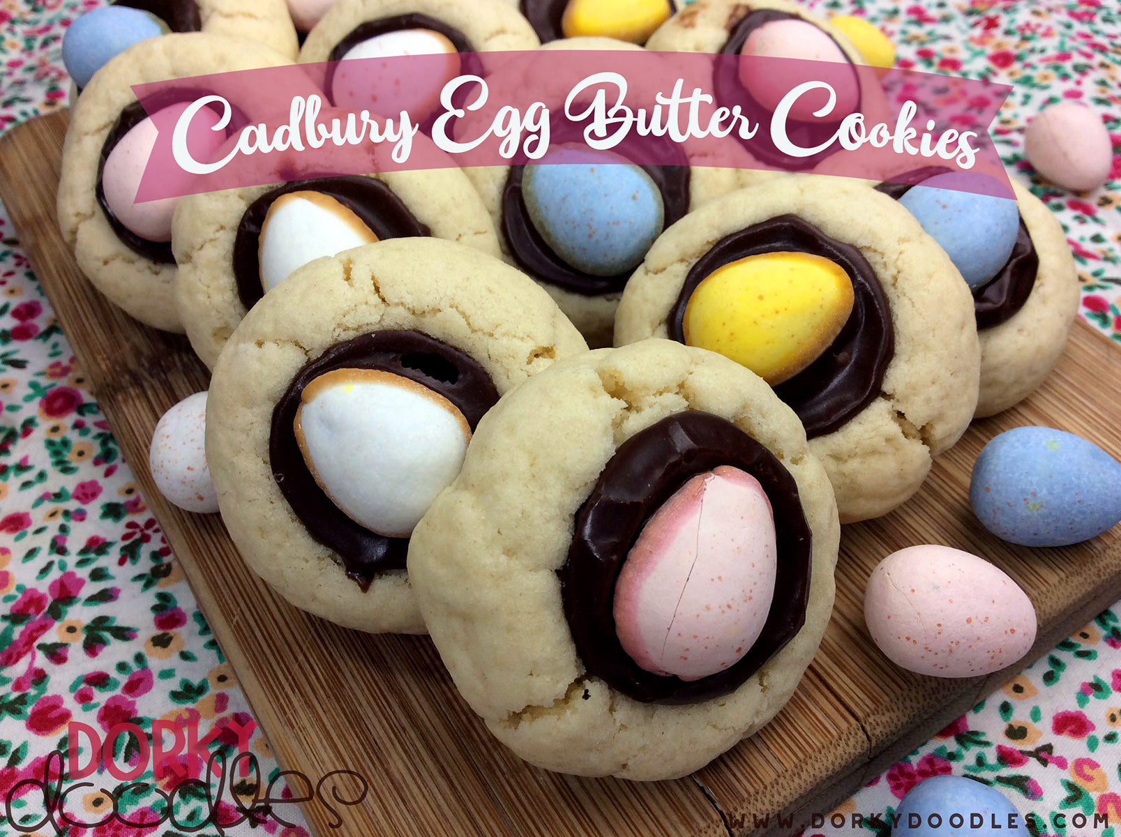 Mini Cadbury Egg Cookie Recipe