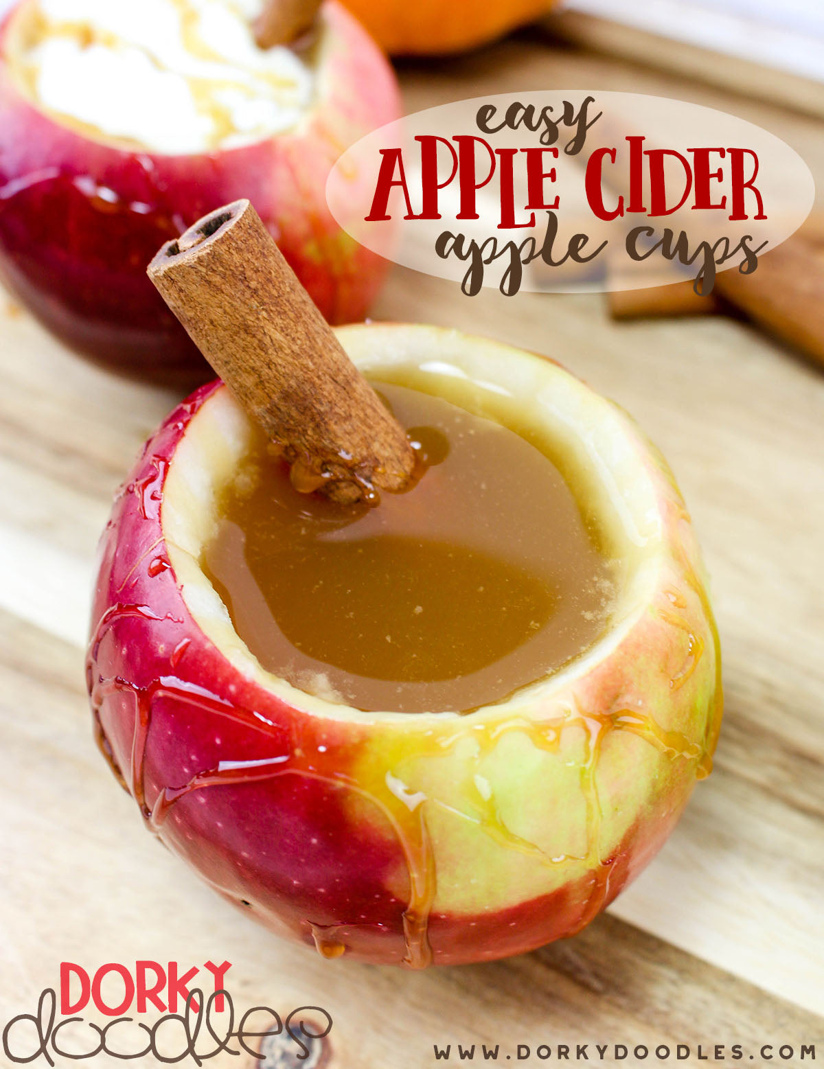 apple cider apple cups for party