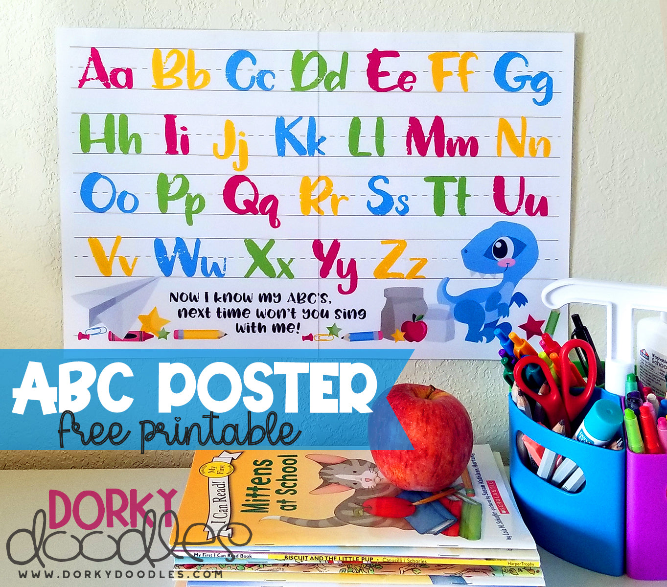 free alphabet poster to print